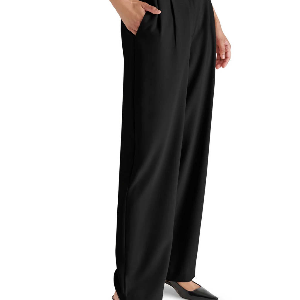 Steve Madden Black Wide Leg Neave Pant